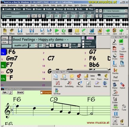 Band-in-a-Box 2007 Pro PC