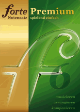 Forte 6 Notensatz Notenschreibprogramm Notensatzprogramm